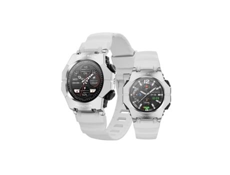 Chronus Smart Watch Business para Hombres 1.19 Pantalla AMOLED Resistente al Agua 5Atm Fitness Watch Blanco AUJEZON