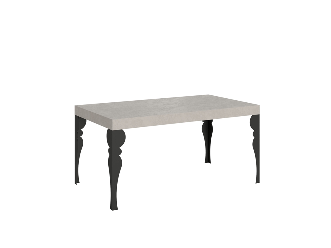 Mesa extensible Paxon Cashmere 160/420x90 cm con patas antracita Itamoby