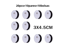 (20 Piezas, 3 X 4,5 Cm) Parches De Gel De Repuesto Autoadhesivos Para Terapia De Masaje De Pulso Tens