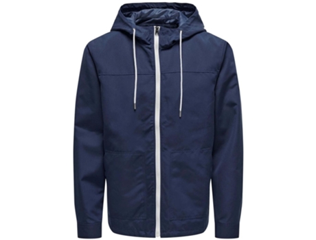 Chaqueta de Hombre ONLY SONS Luke Azul (M)