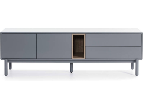 Mueble TV BAZAR MONDIALE Corvo (Gris - MDF - 180x40x56 cm)