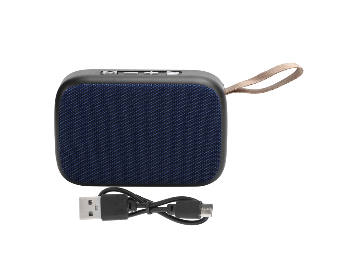 Altavoz Bluetooth Inalámbrico Mini Usb Portátil Con Subwoofer Estéreo Y Radio Fm - Azul