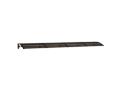 Maison Exclusive - Marquesina De Puerta Policarbonato Negro 400x75 Cm