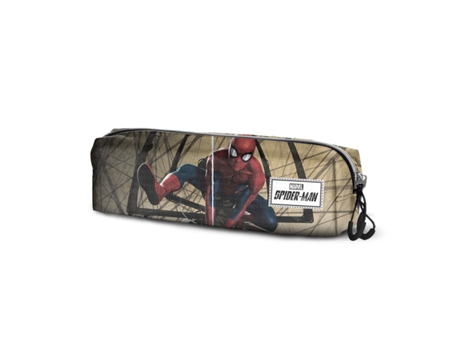 Spiderman Webslinger Estuche Portatodo Cuadrado FAN 2.0, Negro