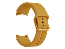 Bracelete Para Samsung Galaxy Watch 4 Classic (46mm) - Silicone Universal Com Fivela - Amarelo