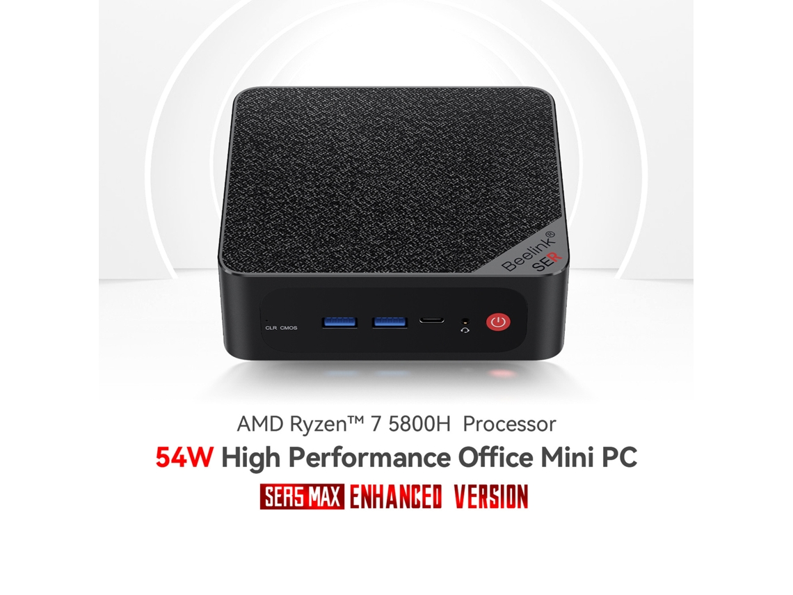 Mini PC AMD Ryzen 7 5700u, 8 núcleos, 16 subprocesos, Windows 11