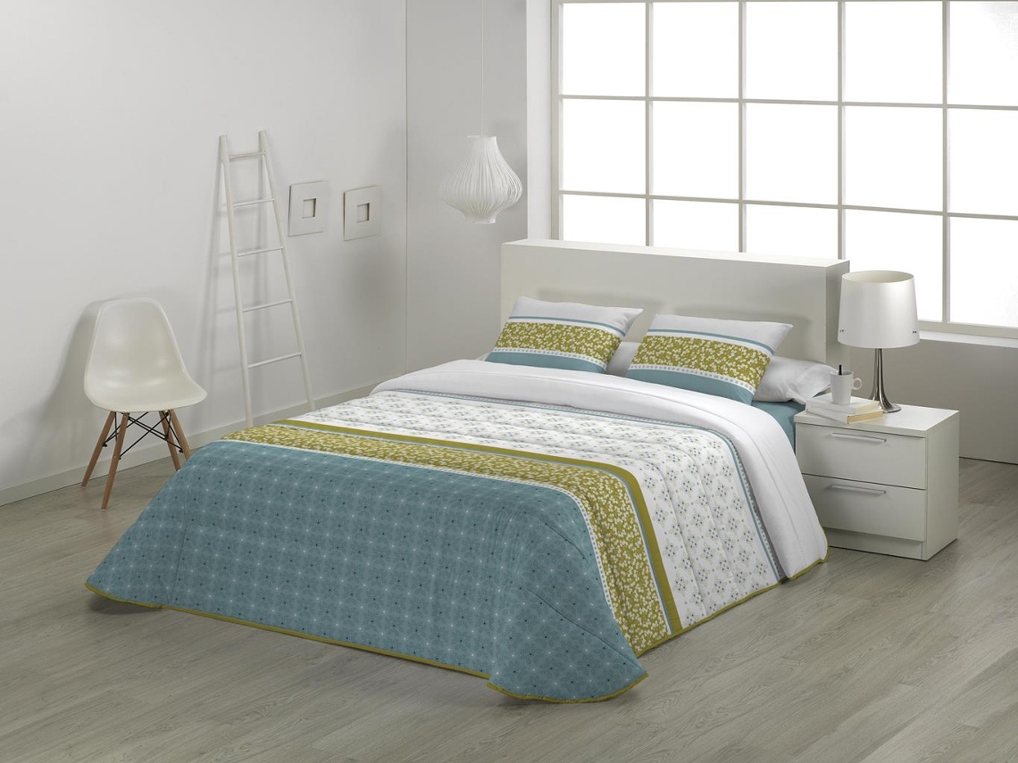 Colcha JVR Samay (Poliéster - Azul - 160 cm)