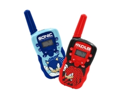 Walkie Talkie Sonic con alcance de hasta 300 m