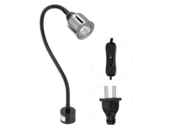 2026-luz De Trabajo Led Con Base Magnética Y Cuello De Cisne Para Máquinas Cnc, Reparación Automática Y Talleres Industriales