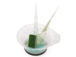 Kit De Cepillo Y Recipiente Para Teñir El Cabello, Set De Salón Con Recipiente, Peine Y Cepillos.