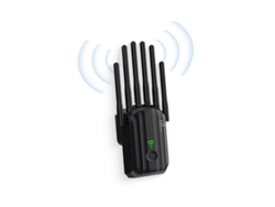 Potente Repetidor Wifi Banda Dupla, 1200 Mbps Yizhood (preto)