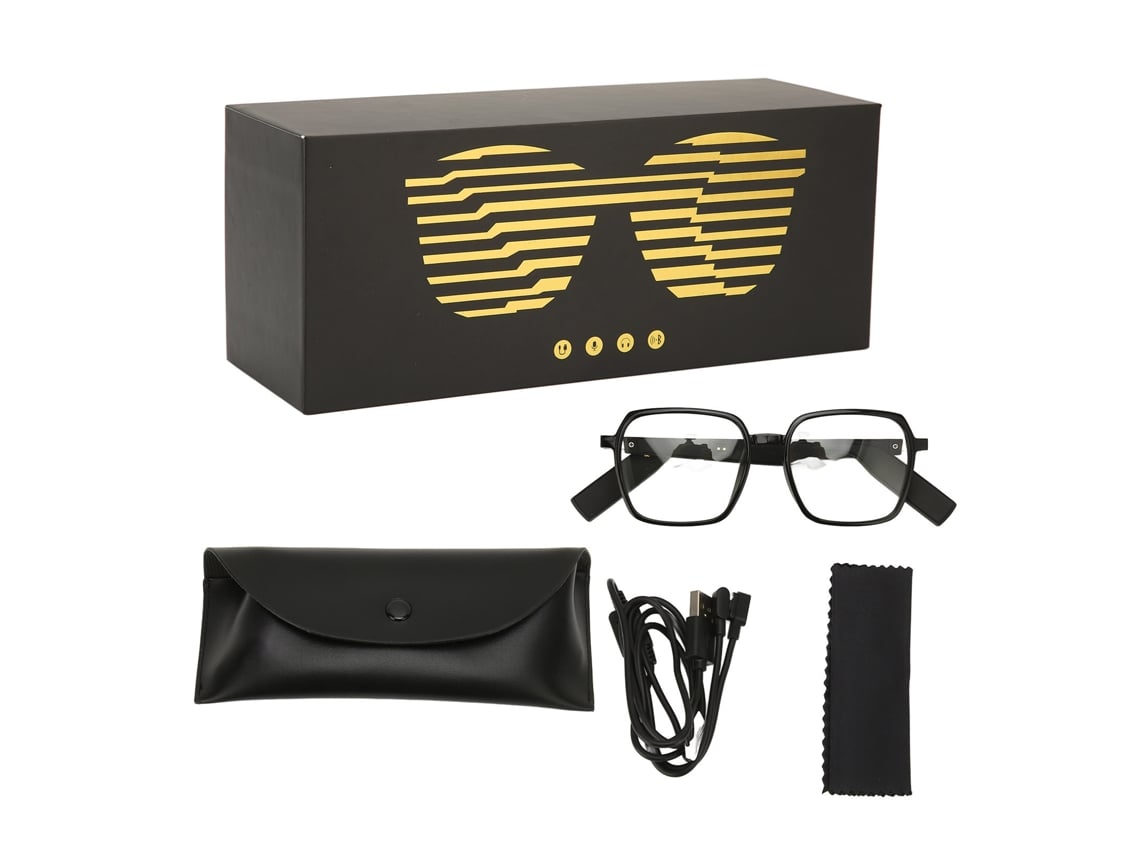 Gafas De Audio Inteligentes Tr90 De Nailon Ip67, Impermeables, Con Altavoz De Oído Abierto Para Reuniones Y Viajes.