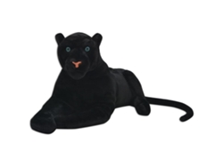 Peluche VIDAXL Negro Tela