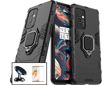 Carcasa, Protector y Soporte OnePlus 9 PHONECARE Military Defender Negro