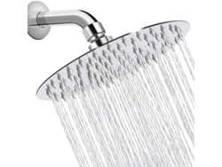Ducha de lluvia de alta presión de 8 pulgadas, 90 boquillas, acero inoxidable 304, fácil instalación, estilo moderno.