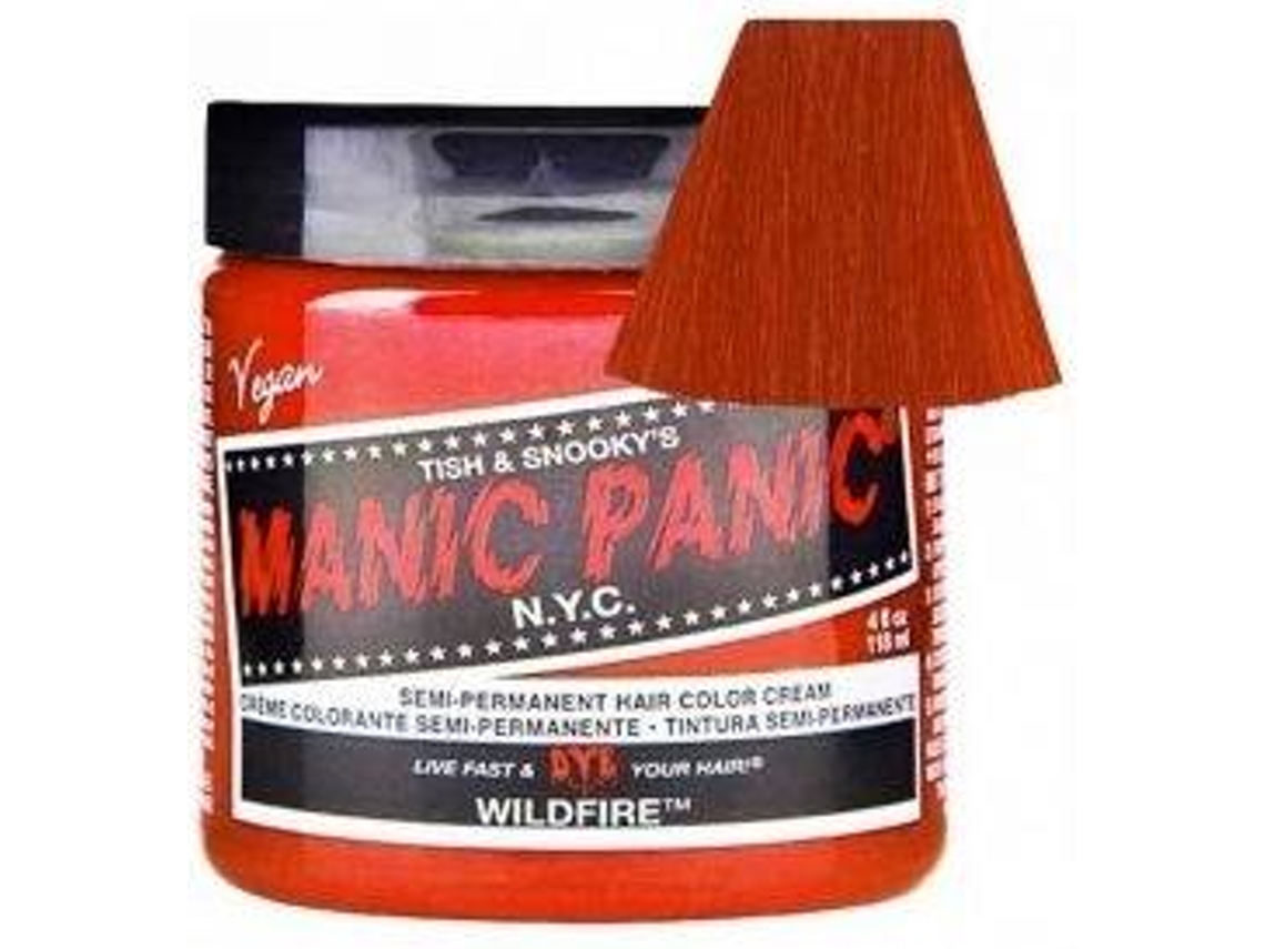 Crema de Coloración  Semi-Permanente MANIC PANIC Wild Fire (118 ml)
