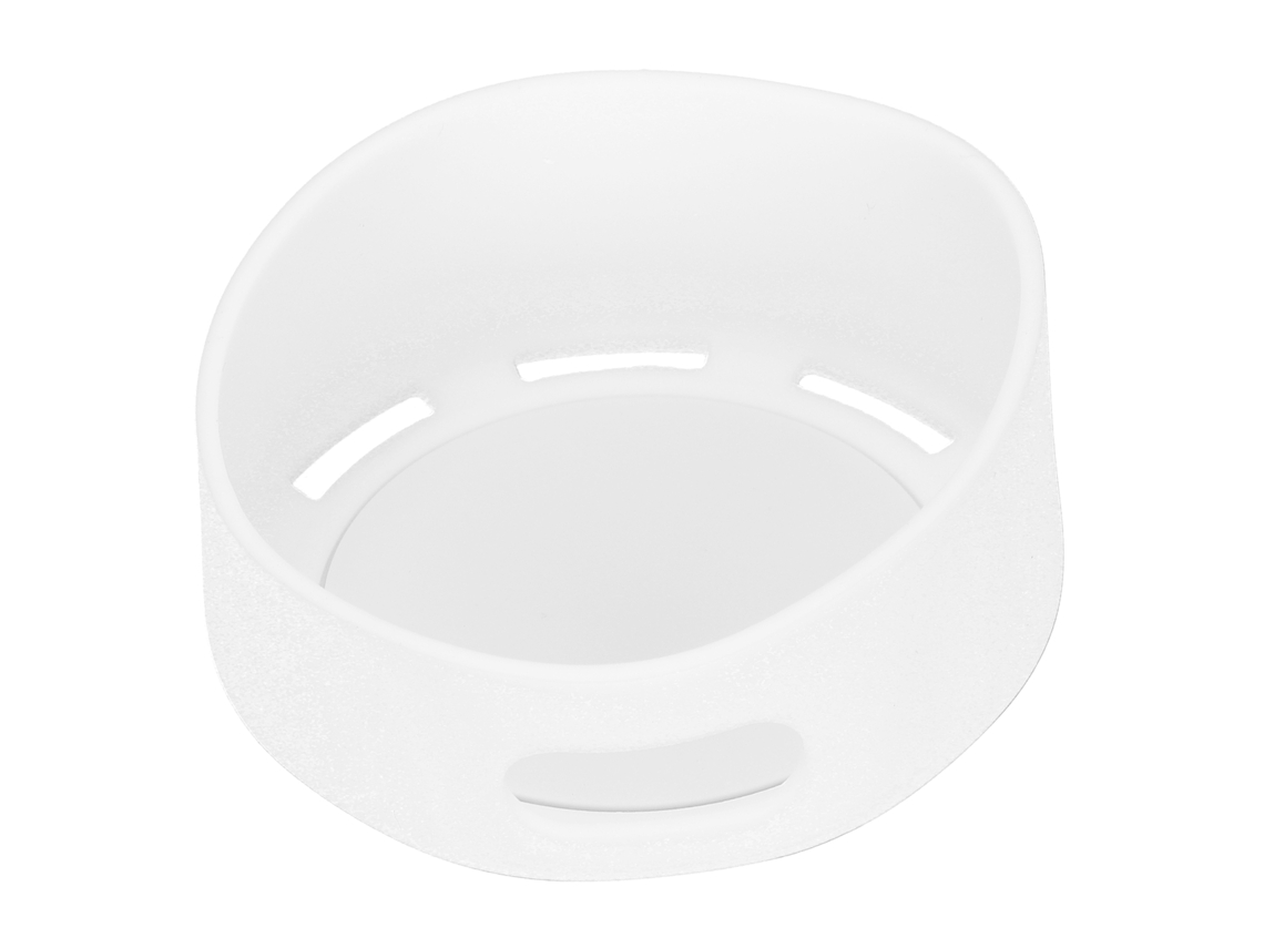 Capa De Silicone Protetora Anti-deslizante Anti-choque Para Alto-falante Inteligente Dot 4 Branco