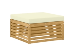 Maison Exclusive - Reposapiés De Exterior Madera De Acacia Sólida Blanco