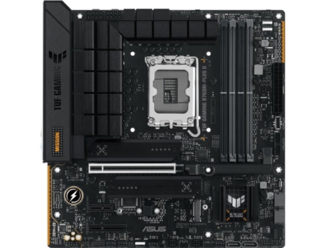 Placa ASUS Tuf Gaming B760M-Plus Ii Intel 1700 B760 4Ddr5 128Gb Hdmidp 4Sata2M.2 5Usb 3.21Usb-C 2.5Gb Matx