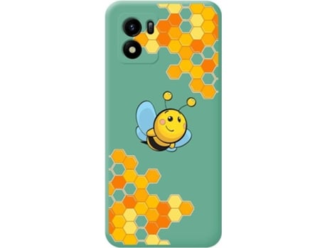 Carcasa para Vivo Y01 TUMUNDOSMARTPHONE Silicona Líquida Dibujos Verde