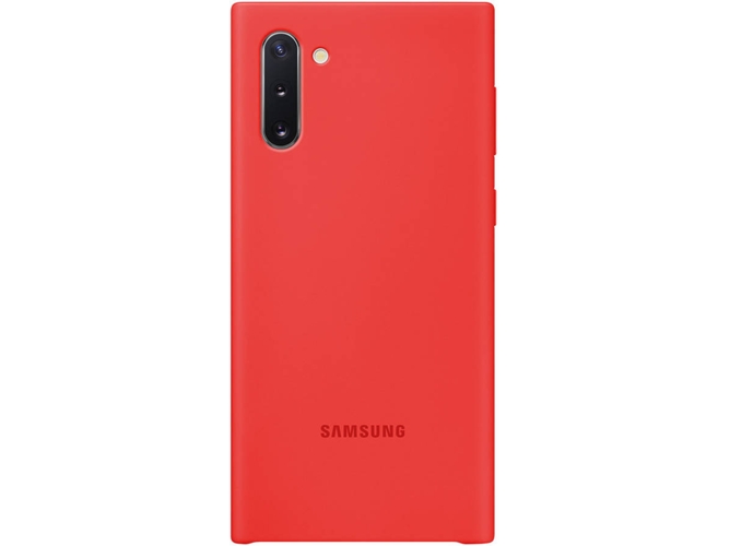 Carcasa SAMSUNG Galaxy Note 10 Silicona Rojo