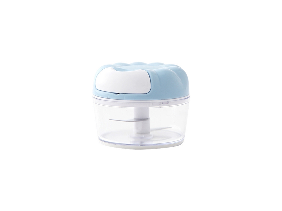 Picadora De Ajo Manual De Alta Eficiencia, Mini Trituradora De Ajo Para Cocina - Azul