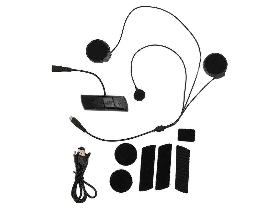 Auriculares Bluetooth 5.0 Para Casco De Motocicleta Con Navegación Gps E Intercomunicador Resistente Al Agua.