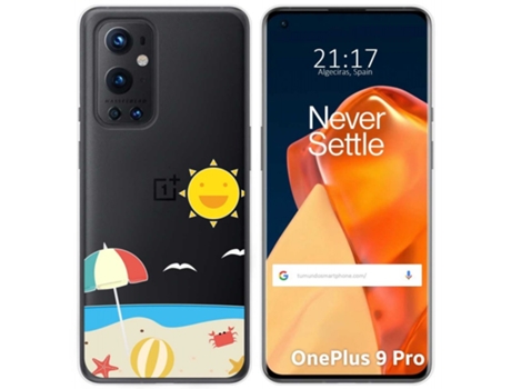 Carcasa OnePlus 9 Pro 5G TUMUNDOSMARTPHONE Dibujos Transparente Multicolor