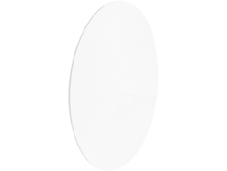 Bandeja Redonda Espejo Acrílico Blanco Superficie Fácil Limpiar Ideal Bodas Elegante Centro Lisa Como Mesa