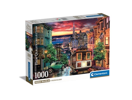 Puzzle rompecabezas CLEMENTONI Cidade (10 anos - 1000 unidades)