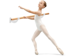 Barra de Ballet de Pared, Barra de Baile Individual, Altura Fija para Yoga, Estiramiento, Entrenamiento,Hogar, Gimnasio, Estudio, Niños y Adultos COSTWAY