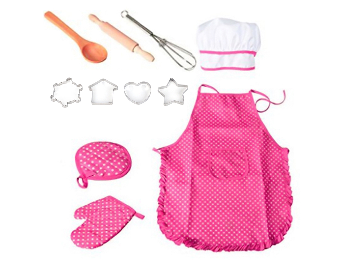 Juego De Cocina Infantil De 11 Piezas - Cocina De Juguete, Regalo Para Niñas De 2 Años En Adelante