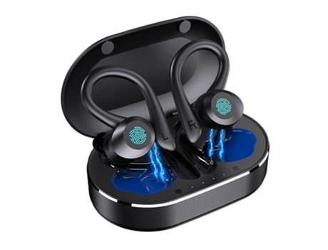 Auriculares Bluetooth True Wireless Auriculares de entrenamiento con cancelación de ruido Earbuds 5.1 con estuche de carga