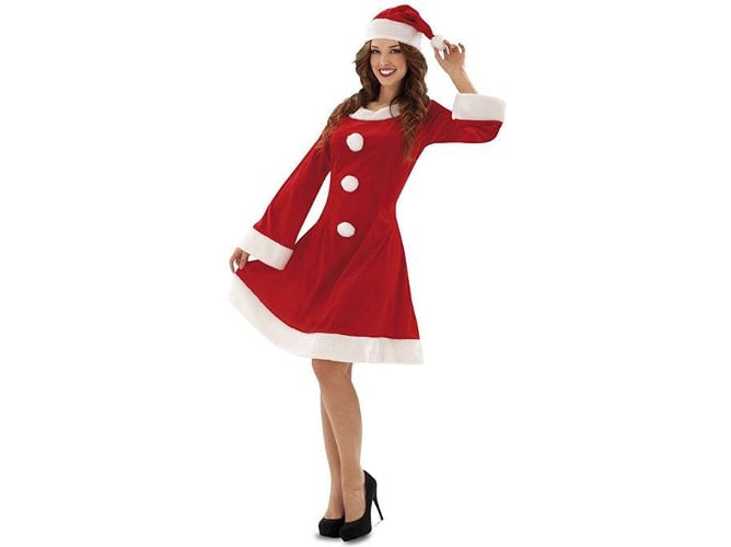 Disfraz de Mujer VIVING Mama Noel (Tam: M/L)