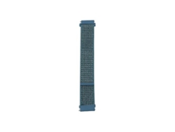 Correa de nailon para reloj Garmin Vivoactive 3 con cierre de hebilla de plumas transparentes.