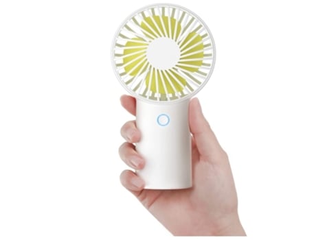 Mini ventilador portátil, ventilador pequeño recargable por USB, tiempo de trabajo de 5-20H, ventilador Personal con batería con 3 BISBISOUS
