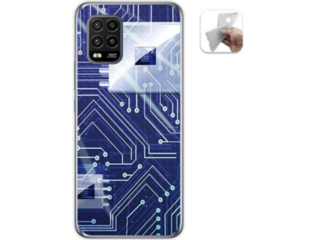 Carcasa Xiaomi Mi 10 Lite TUMUNDOSMARTPHONE Circuito Multicolor