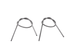 2 Piezas Elemento De Calefacción Bobina Horno 220v 1500w Cable Resistente Alto