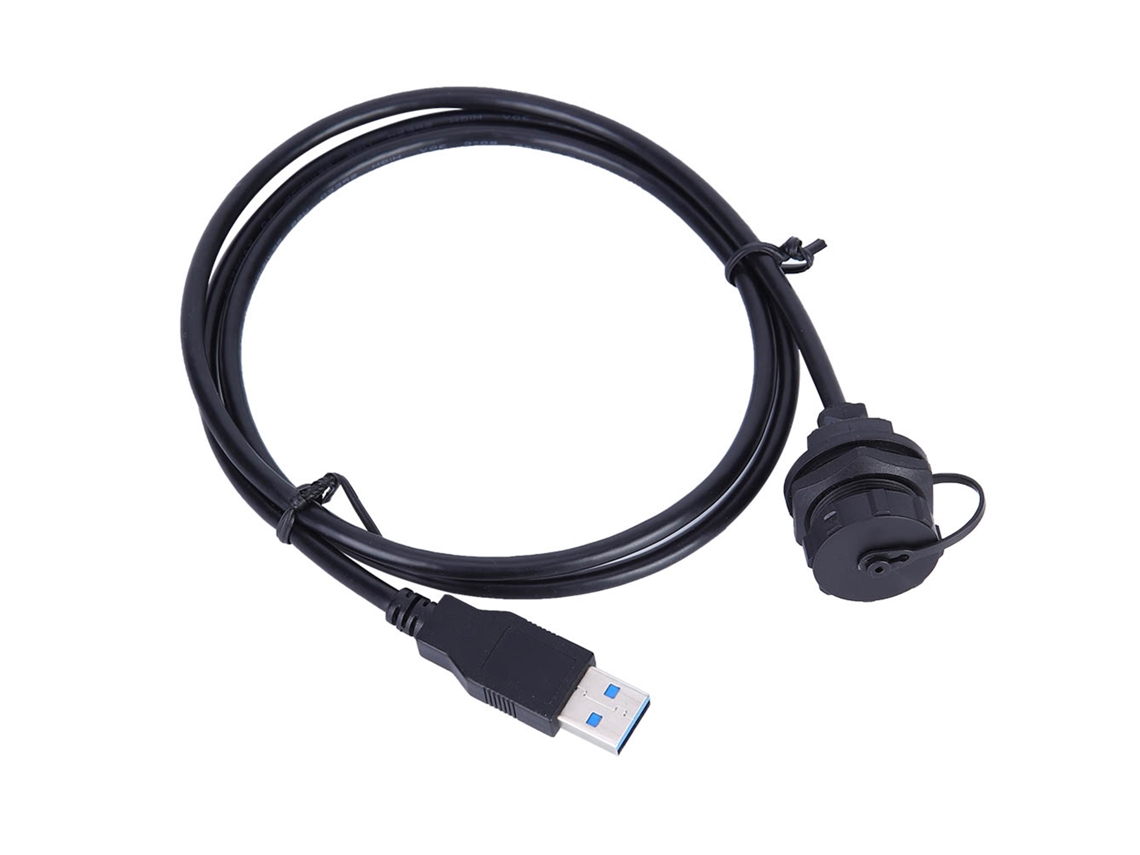 Adaptador De Panel Con Cable, Conector Usb 3.0 Hembra Y Macho, Resistente Al Agua