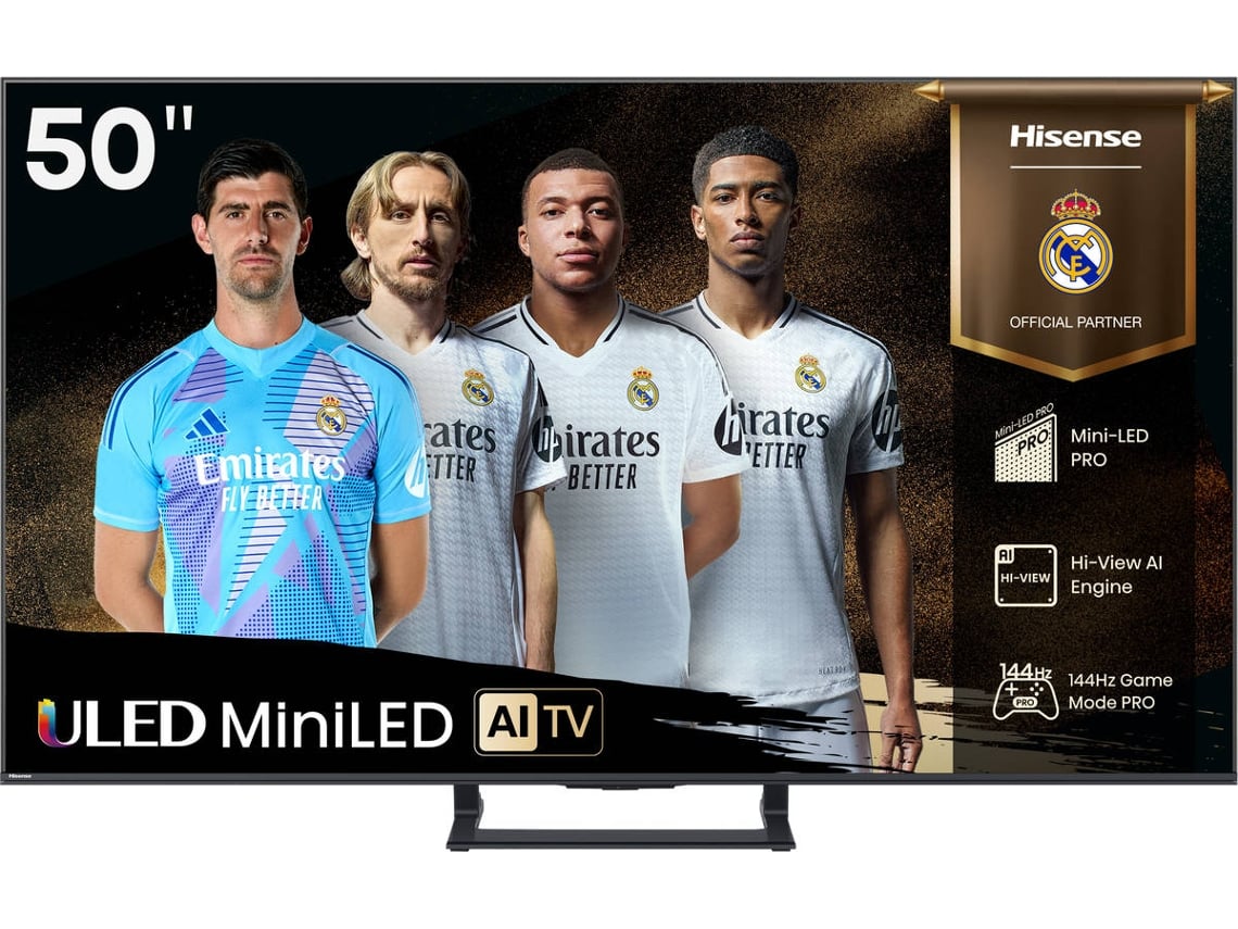 TV HISENSE 50E8Q (Mini LED144 Hz - 50'' - 126 cm - 4k Ultra HD - Smart TV)