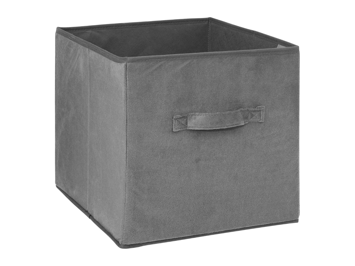 Cesta De Terciopelo Mix N Modul 31X31Cm Gris Antracita 5 FIVE SIMPLY SMART