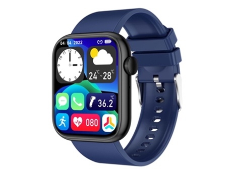 EKO 5.2 Reloj conectado con memoria flash y pulsera de silicona Azul marino