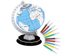 Globo terráqueo DIY con pintura educativa para niños y niñas - Desarrollo creativo y CHABERLU