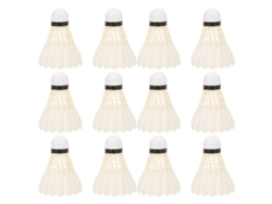 12 Volantes De Plumas De Ganso Duraderos (modelo 1005) Para Entrenamiento Y Práctica De Bádminton.