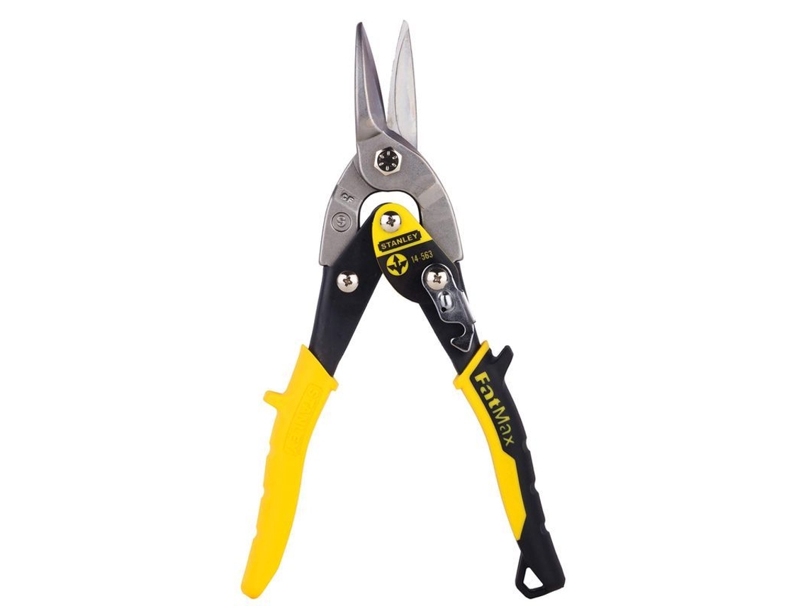 Tijeras De Corte Aéreo Linjou 2-14-563 De Acero Forjado Con Mangos Ergonómicos: Cortan Acero, Aluminio Y Plástico.