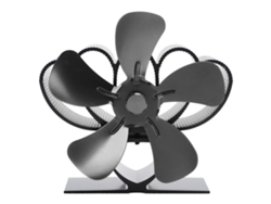 Ventilador de estufa de leña (bajo nivel de ruido, sostenible)