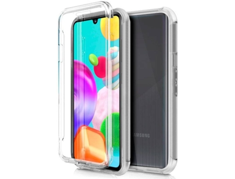 Funda para Samsung Galaxy A41 COOL Silicona 3D Transparente