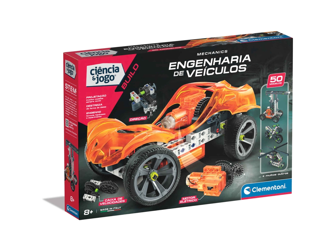Laboratorio de Mecánica CLEMENTONI Ingeniería de Vehículos (Edad Mínima: 8 años)