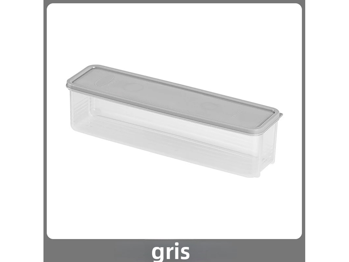 (gris) Contenedor De Cocina Para Almacenar Pasta Y Cereales Con Tapa