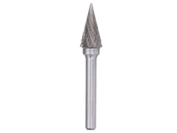 Broca De Rectificado Rotativa Con Cono Puntiagudo, 2 Ranuras, 6 Mm, Carburo Yg8, Mx1225